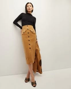 Veronica Beard Barrie Corduroy Skirt
