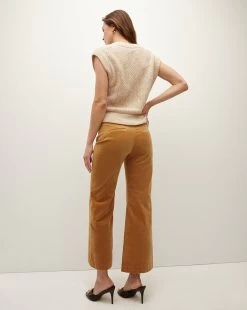 Veronica Beard Dova Corduroy Pant 8 Veronica Beard Dova Corduroy Pant -Veronica Beard 2308SU406449 KHAKI PRODUCT 04