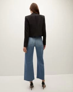 Veronica Beard Nevis Cropped Jacket -Veronica Beard 2308SU5610038 BLK PRODUCT 04