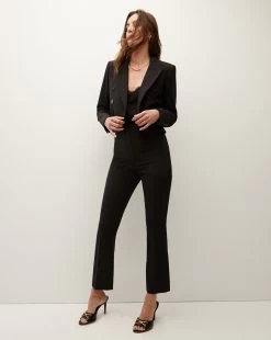 Veronica Beard Nevis Cropped Jacket -Veronica Beard 2308SU5610038 BLK PRODUCT 06