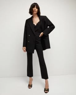 Veronica Beard Hutchinson Boyfriend Dickey Jacket -Veronica Beard 2308SU5610522 BLK PRODUCT 02