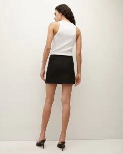 Veronica Beard Elara Miniskirt -Veronica Beard 2308SU5630333 BLK PRODUCT 04