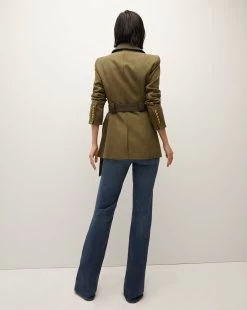 Veronica Beard Sonoma Jacket -Veronica Beard 2308TW4610518 ARMY LODEN PRODUCT 05