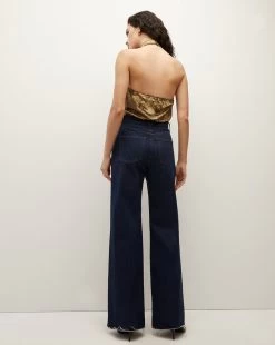 Veronica Beard Devonne Lamé Top -Veronica Beard 2309FL2740580 BRASS PRODUCT 04