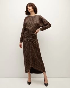 Veronica Beard Sabri Stirrup-Print Dress -Veronica Beard 2309FL2820725 NAVYMULTI PRODUCT 03