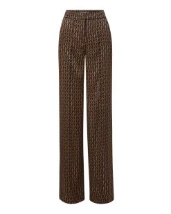 Veronica Beard Edia Stirrup-Print Pant -Veronica Beard 2309FL286508 NAVYMULTI2