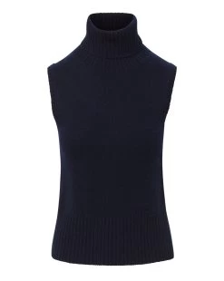 Veronica Beard Mazzy Cashmere Shell 23 Veronica Beard Mazzy Cashmere Shell -Veronica Beard 2309KA1290205 NAVY