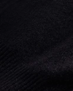 Veronica Beard Nelia Cashmere Pullover | Button Accent -Veronica Beard 2309KA1290256 BLK PRODUCT 03