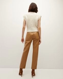 Veronica Beard Holton Lambswool Knit Vest -Veronica Beard 2309KA2090236 OFFWHITE PRODUCT 04