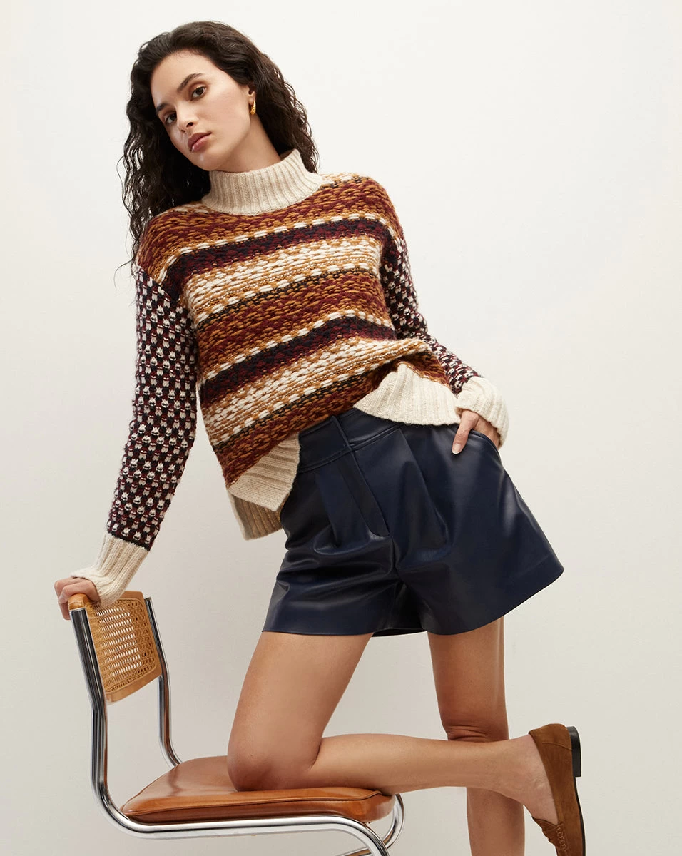 Veronica Beard Haina Vegan Leather Short 4 Veronica Beard Haina Vegan Leather Short - Image 4