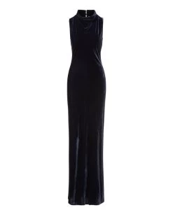 Veronica Beard Kura Velvet Dress -Veronica Beard 2309SU3820052 NAVY
