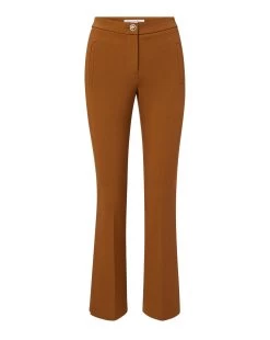Veronica Beard Arte Pant | Slit Hem -Veronica Beard 2309SU5760360 DARKOCHRE