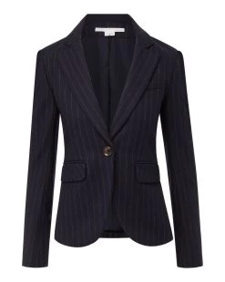 Veronica Beard Tyra Pinstriped Dickey Jacket -Veronica Beard 2309SU5810556