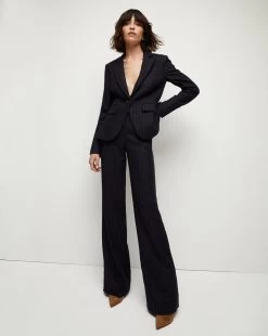 Veronica Beard Tonelli Pinstriped Pant 8 Veronica Beard Tonelli Pinstriped Pant -Veronica Beard 2309SU586291 NAVYMULTI PRODUCT 04