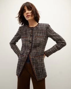 Veronica Beard Alessia Bouclé Tweed Jacket
