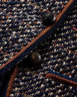 Veronica Beard Alessia Bouclé Tweed Jacket -Veronica Beard 2309TW4710519 NAVYMULTI PRODUCT 03