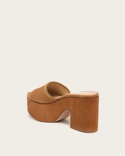 Veronica Beard Dessie Platform Sandal -Veronica Beard I4603L1 DESSIE LATTE PRODUCT 04