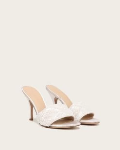 Veronica Beard Braxton Beaded Sandal -Veronica Beard I4609F1 COCONUT PRODUCT 02