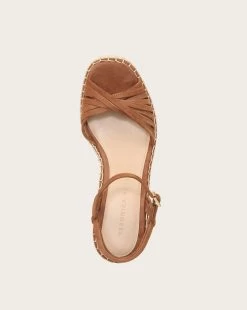 Veronica Beard Ravina Suede Espadrille Sandal -Veronica Beard I5753L3 RAVINA HAZELWOOD PRODUCT 03 433a9742 00b5 4d15 8407 b8c6fffb9550