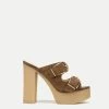 Veronica Beard Garrick Suede Platform Sandal