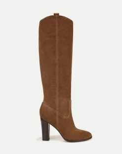Veronica Beard Vesper Suede Knee-High Boot