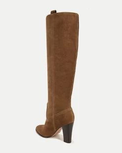 Veronica Beard Vesper Suede Knee-High Boot -Veronica Beard I6827L1 VESPER MOCHABROWN PRODUCT 04