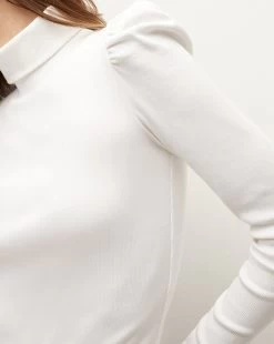 Veronica Beard Cedar Turtleneck -Veronica Beard J2211JY0200445 WHITE PRODUCT 03