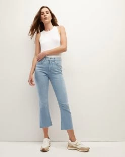 Veronica Beard Carly Crop Jean | Raw Hem