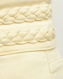 Veronica Beard Carson Kick-Flare Jean | Double-Braid Waistband -Veronica Beard J23054461037PY PALEYELLOW PRODUCT 03 e99098c0 3fda 4154 96dc 5126a2d92d6e