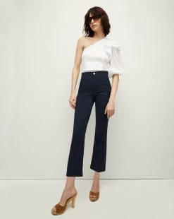 Veronica Beard Carly Kick-Flare Pant | Slant Pockets