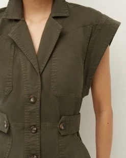 Veronica Beard Jax Shirtdress -Veronica Beard J23054921174AG ARMYGREEN PRODUCT 03 fd8f9931 127c 4ead b9de 56a61daad8fd