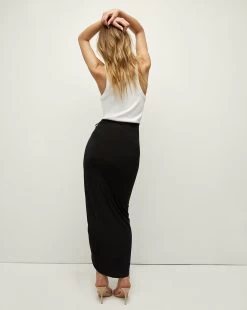 Veronica Beard Ari Ruched Skirt -Veronica Beard J2305JY4930314 BLK PRODUCT 03