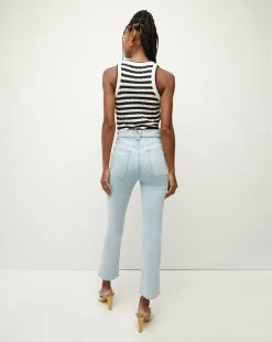 Veronica Beard Carly Kick-Flare Jean | Patch Pockets | Extended -Veronica Beard J23064280276GR GETREEL PRODUCT 05 3133c79e 0c11 4198 aa59 eb389127a97c