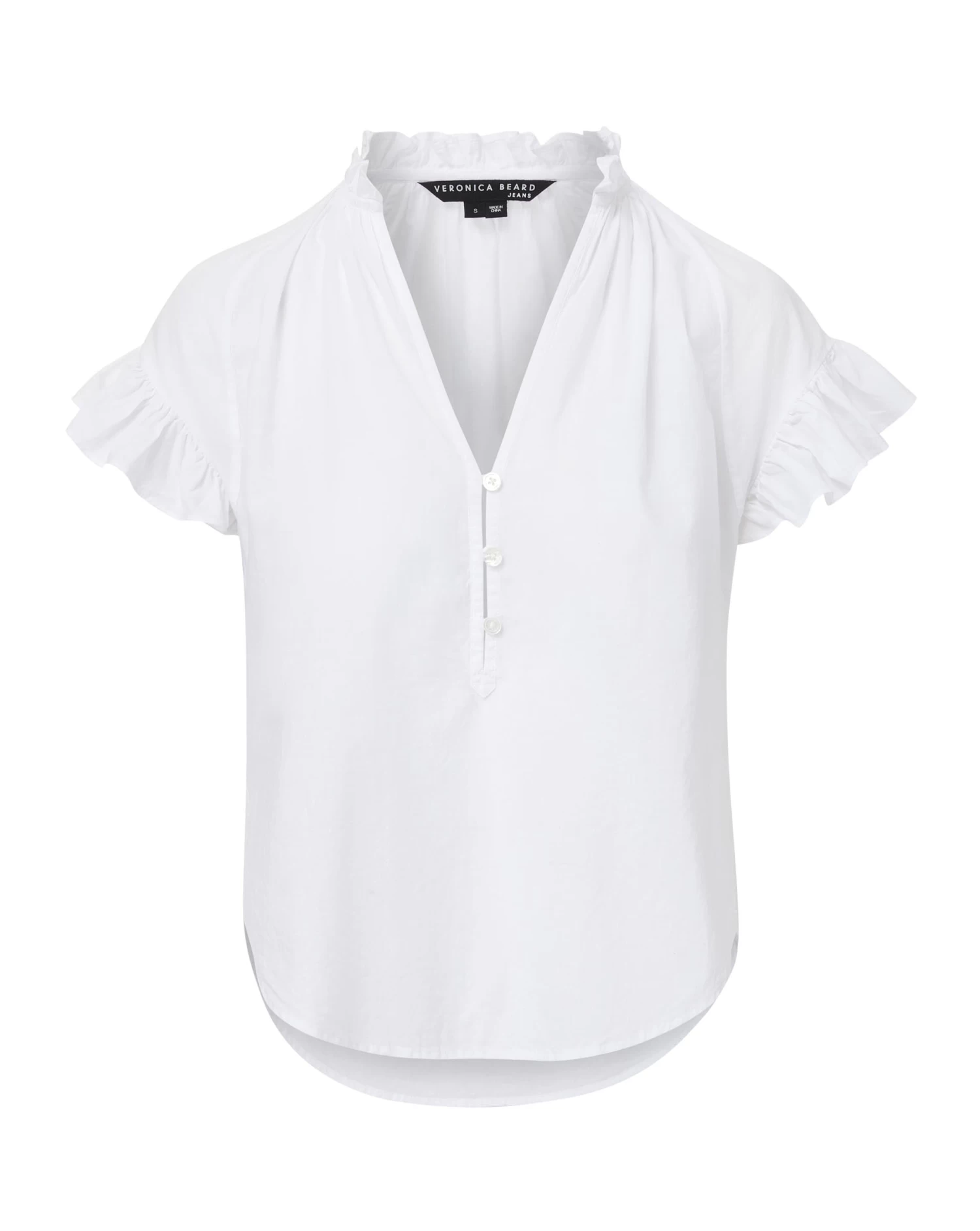 Veronica Beard Milly Cotton Shirt 5 Veronica Beard Milly Cotton Shirt - Image 5