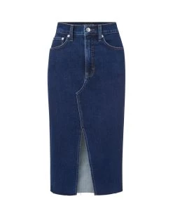 Veronica Beard Breves Denim Midi Skirt 9 Veronica Beard Breves Denim Midi Skirt -Veronica Beard J23073561225WO WASHEDOXFORD