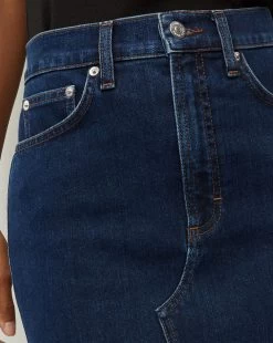 Veronica Beard Breves Denim Midi Skirt 7 Veronica Beard Breves Denim Midi Skirt -Veronica Beard J23073561225WO WASHEDOXFORD PRODUCT 03