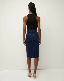 Veronica Beard Breves Denim Midi Skirt 8 Veronica Beard Breves Denim Midi Skirt -Veronica Beard J23073561225WO WASHEDOXFORD PRODUCT 04