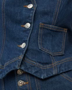 Veronica Beard Valeria Denim Vest -Veronica Beard J23074401195WO PRODUCT 03