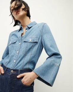 Veronica Beard Tivi Denim Shirt