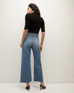 Veronica Beard Taylor Cropped Wide-Leg Jean -Veronica Beard J23081681152WD WANDERDUST PRODUCT 04