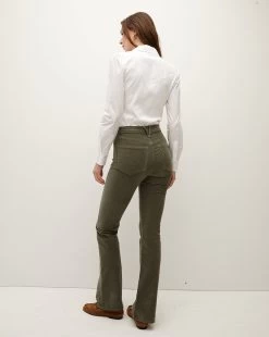 Veronica Beard Cameron Corduroy Bootcut Pant -Veronica Beard J23083581259AG ARMYGREEN PRODUCT 04