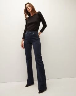 Veronica Beard Crosbie Slim Wide-Leg Pant