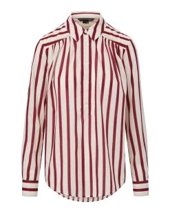 Veronica Beard Cambrie Button-Down Striped Shirt 9 Veronica Beard Cambrie Button-Down Striped Shirt -Veronica Beard J2308CO100S0712