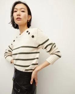 Veronica Beard Virke Striped Sweater