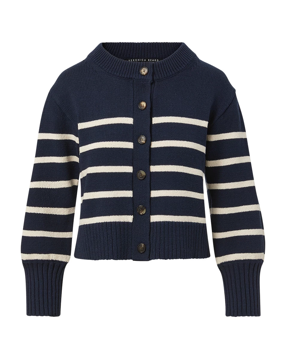 Veronica Beard Kylin Striped Cardigan 5 Veronica Beard Kylin Striped Cardigan - Image 5