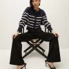 Veronica Beard Kylin Striped Cardigan