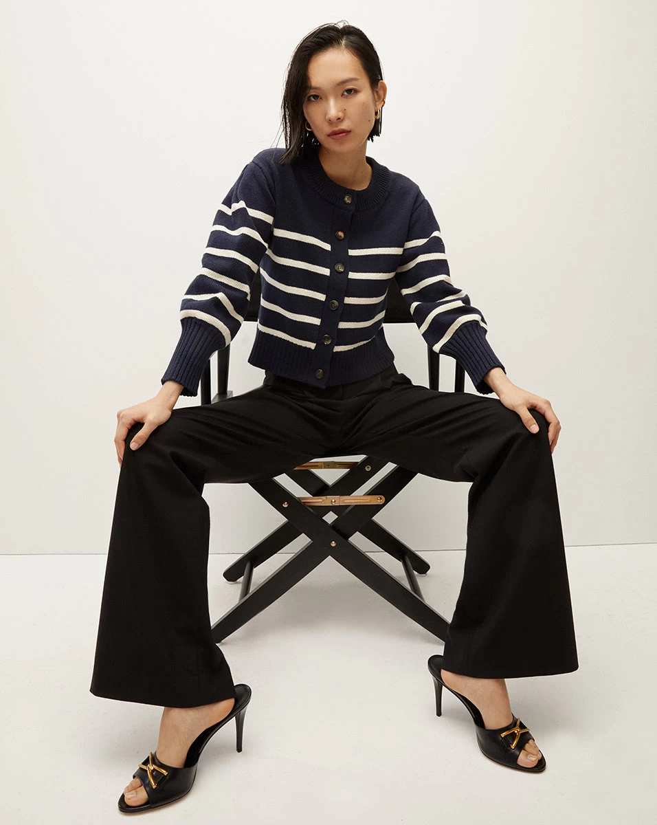 Veronica Beard Kylin Striped Cardigan 1 Veronica Beard Kylin Striped Cardigan