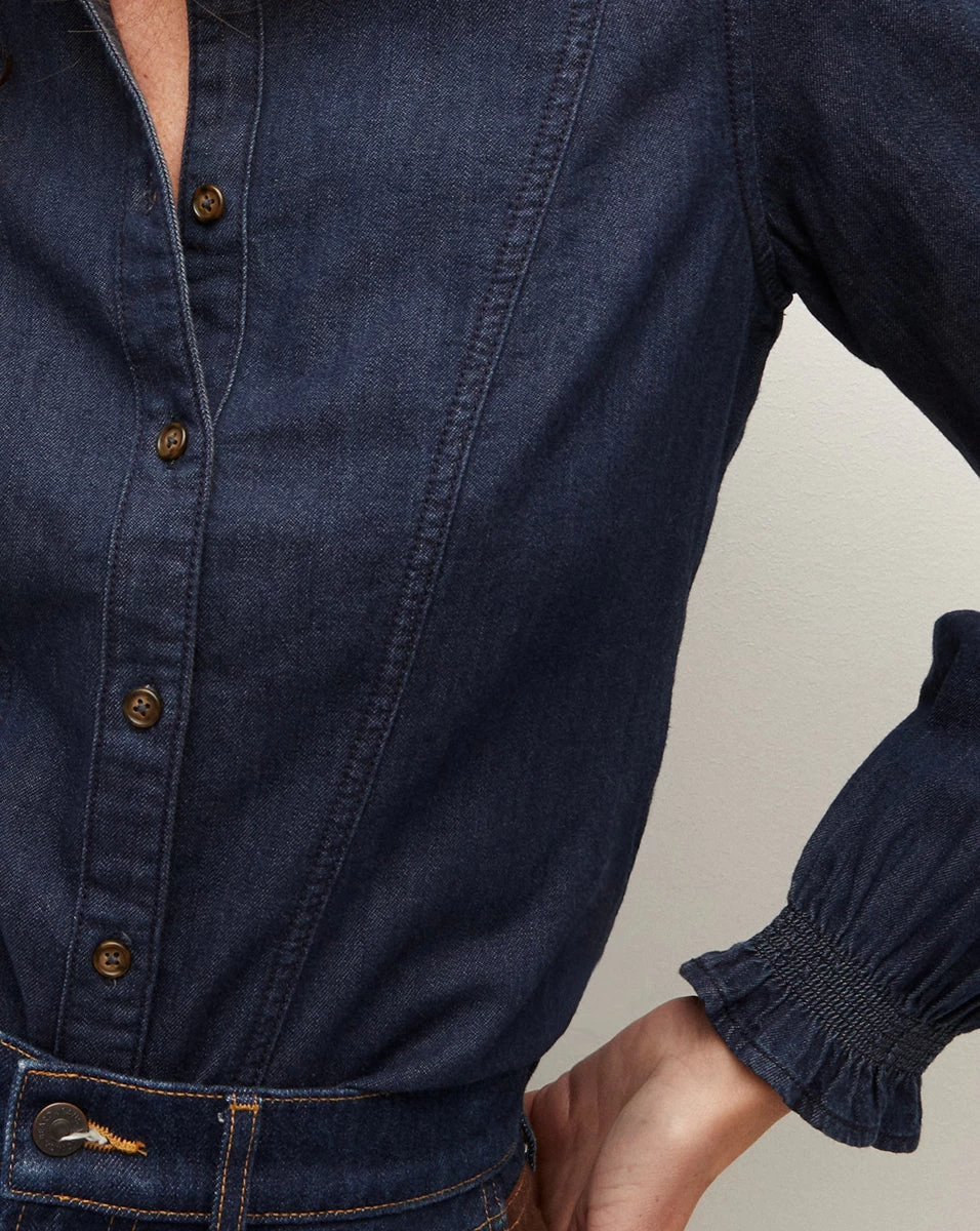 Veronica Beard Dalton Puff-Sleeve Top 3 Veronica Beard Dalton Puff-Sleeve Top - Image 3