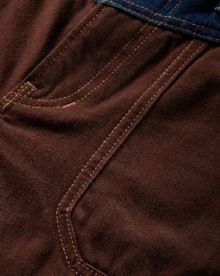 Veronica Beard Taylor Wide-Leg Jean | Two-Tone -Veronica Beard J23099381040LA LASSOCOLORBLOCK PRODUCT 03