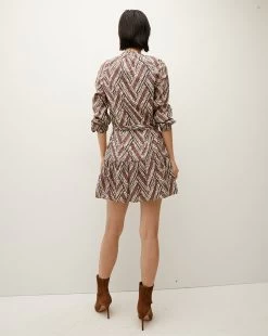 Veronica Beard Georgia Floral-Printed Shirtdress -Veronica Beard J2309CO100S0749 ECRUMULTI PRODUCT 05